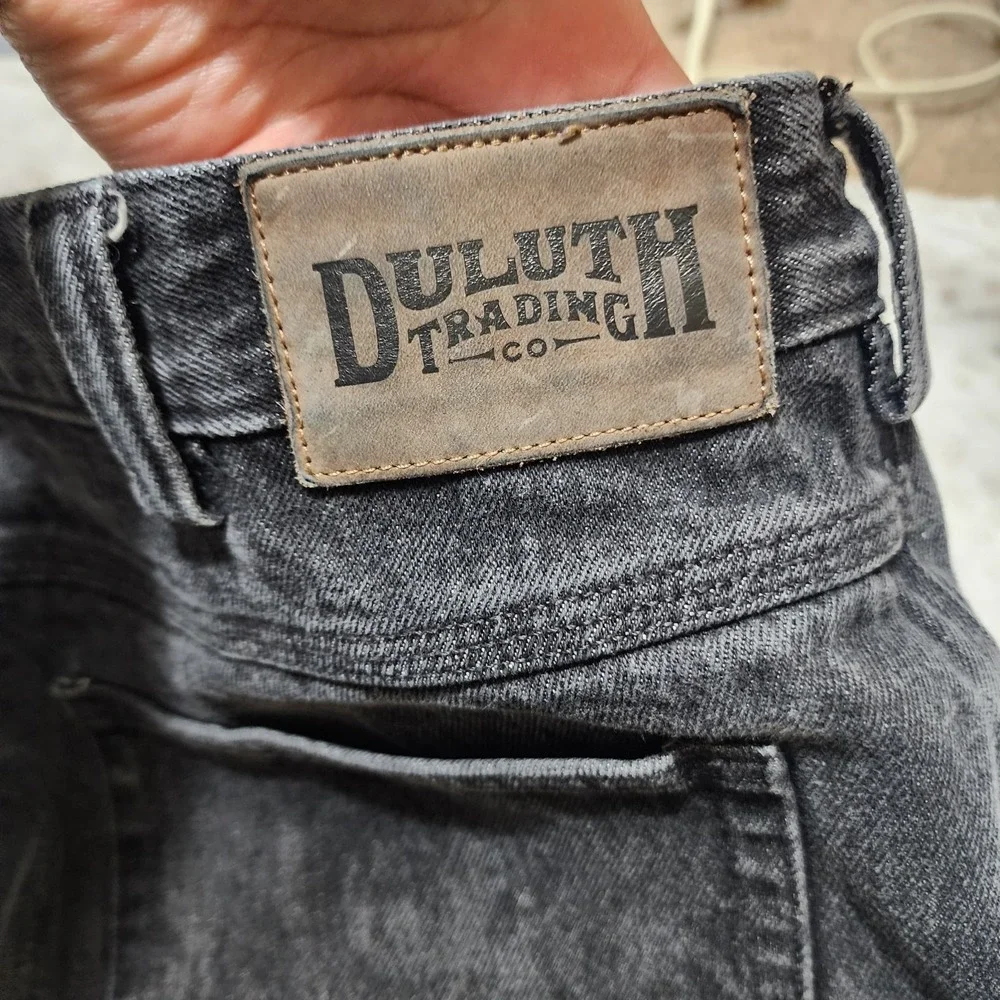 Duluth Trading Company Men's 38x30 Ballroom Relaxed Fit Jeans Straight Leg Denim